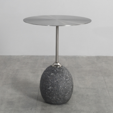 Ophelia Stainless Steel Top Side Table