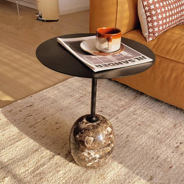 Kaira Marble Base Side Table