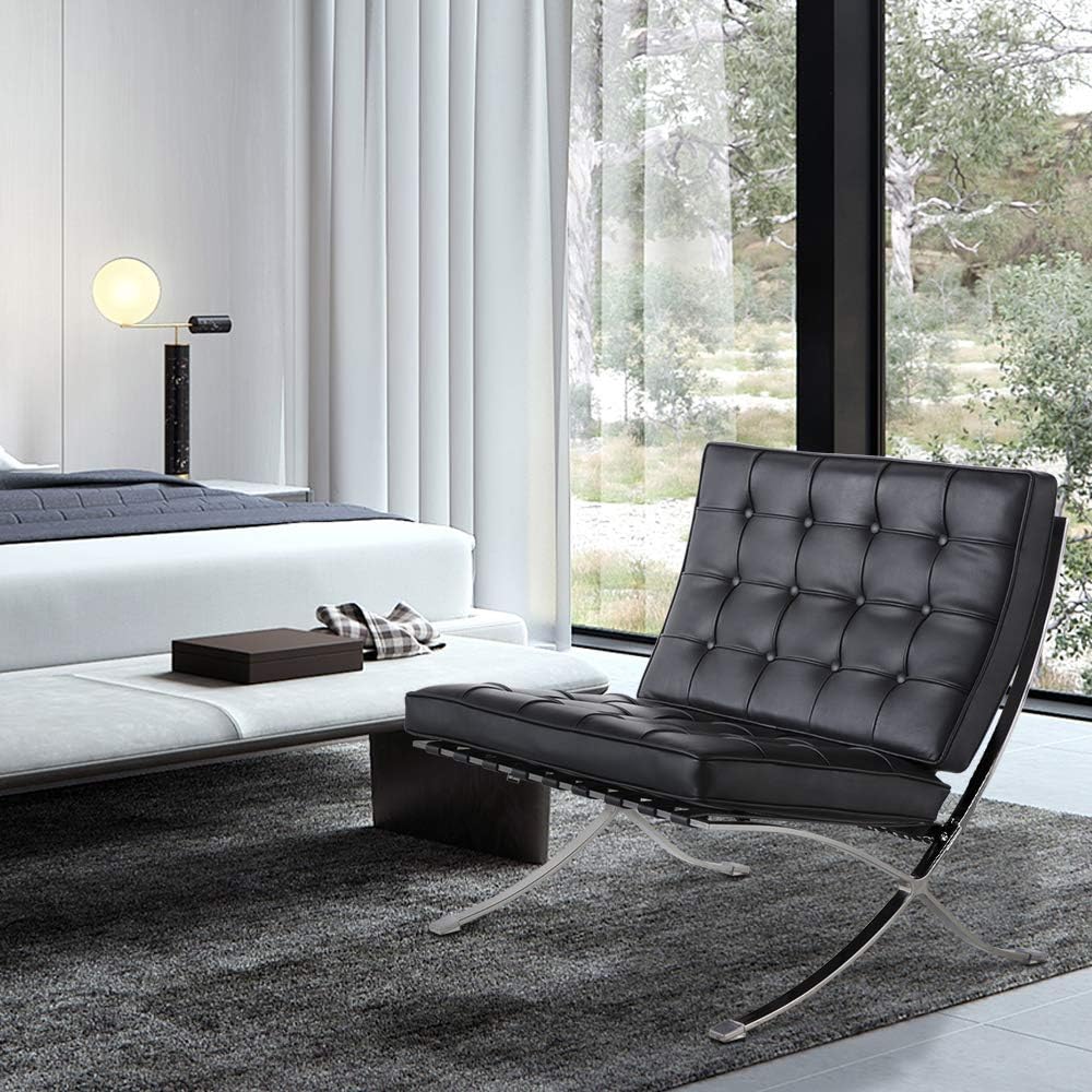 Black Minimalist Armchair