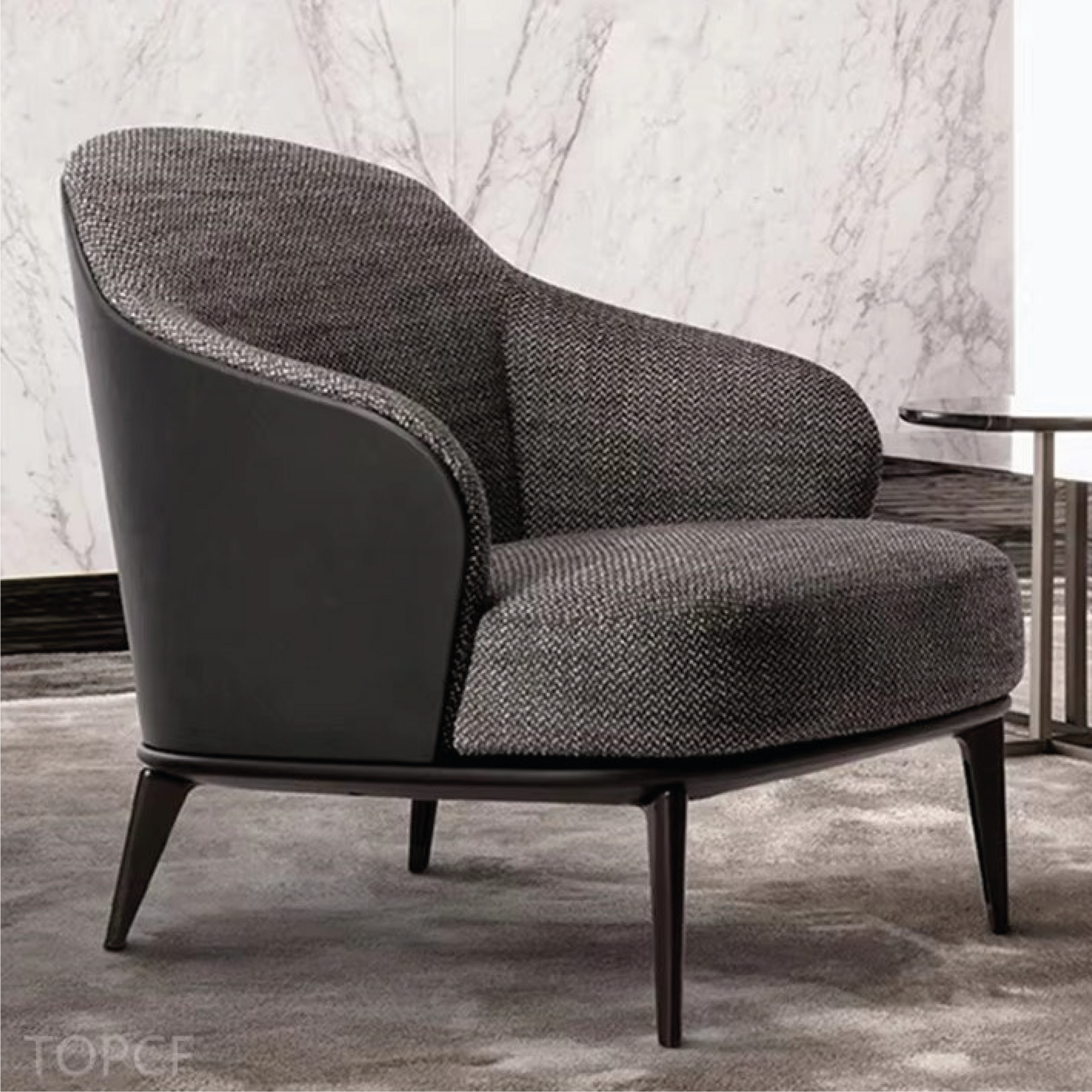 Slate Wingback Armchair