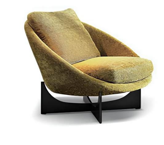 Golden Velvet Armchair