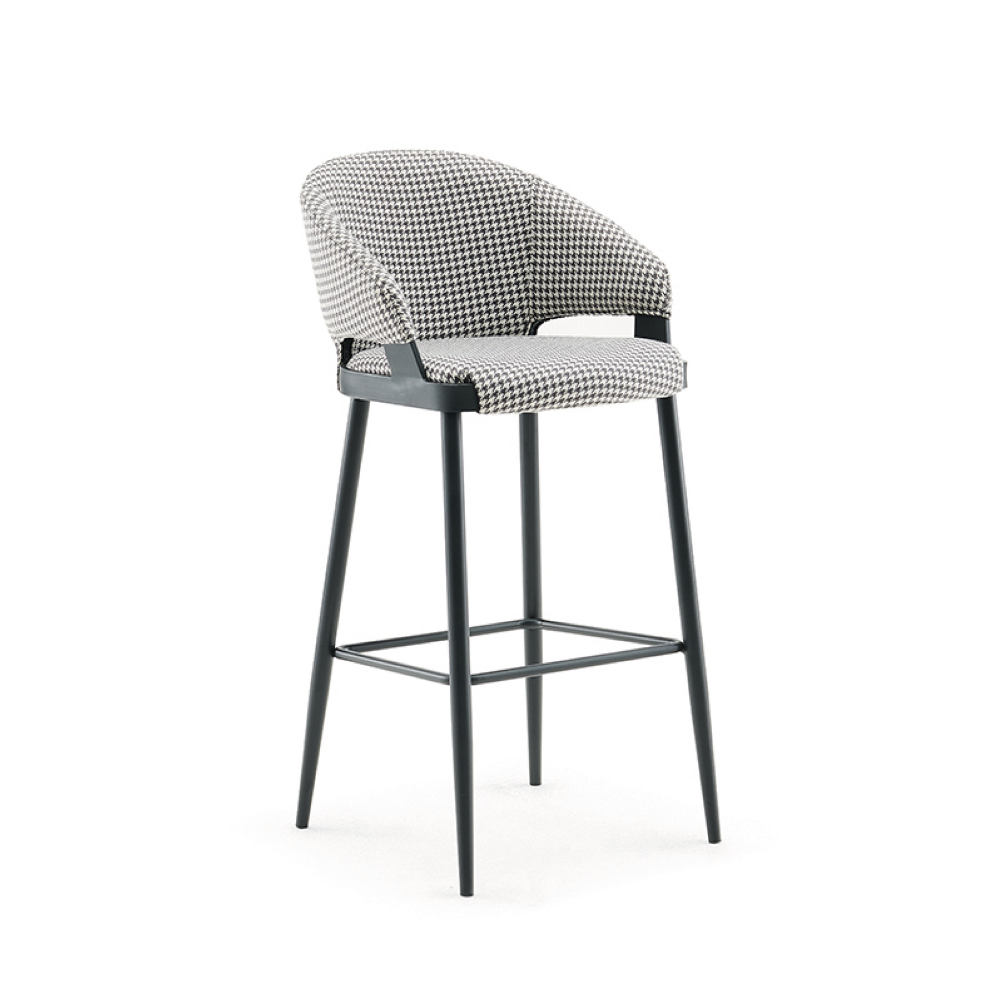 Silver Slate Barstool