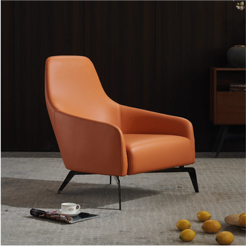 Tangerine Slant Armchair