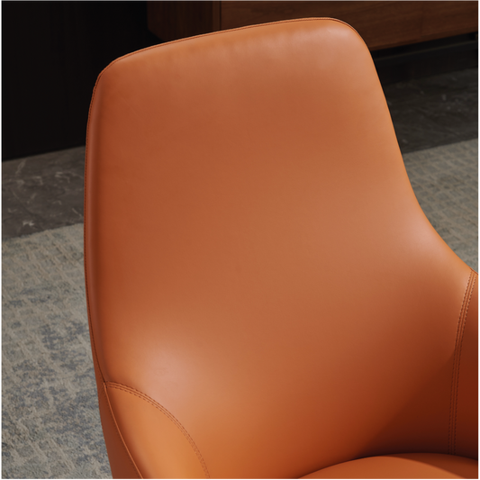 Tangerine Slant Armchair