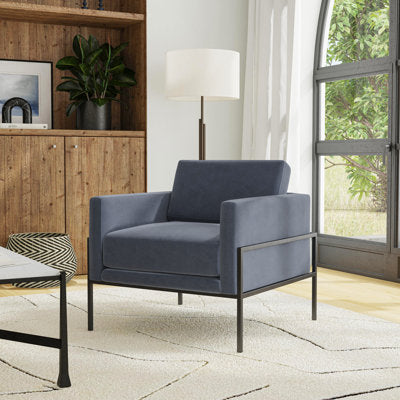 Navy Nook Armchair