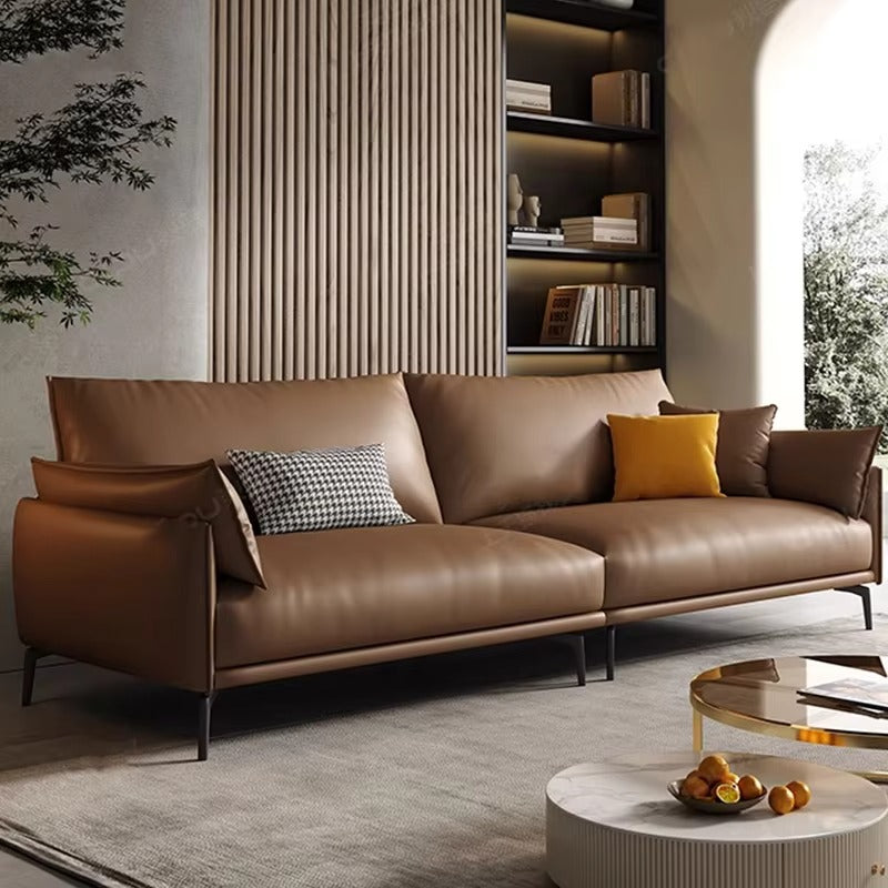 Plush Copper Sofa