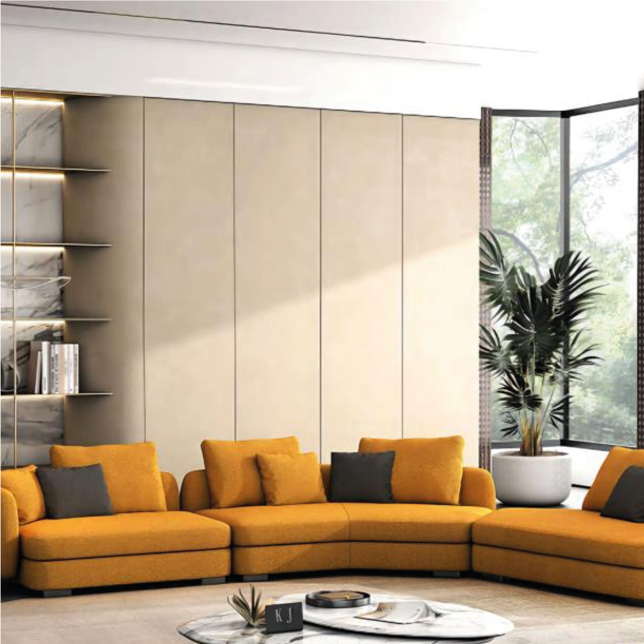 Cinnamon Sectional Sofa